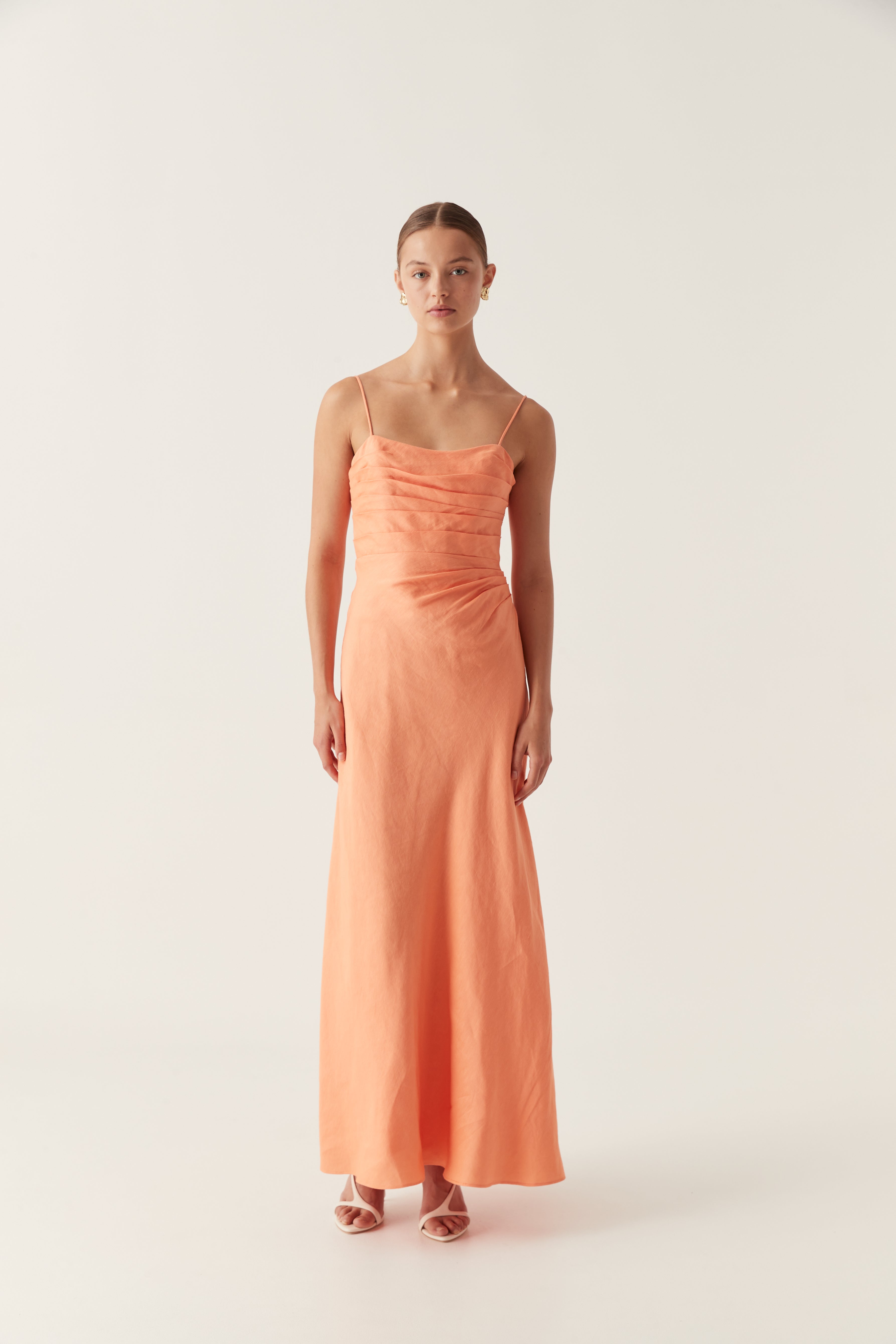 Clarice Draped Maxi Dress